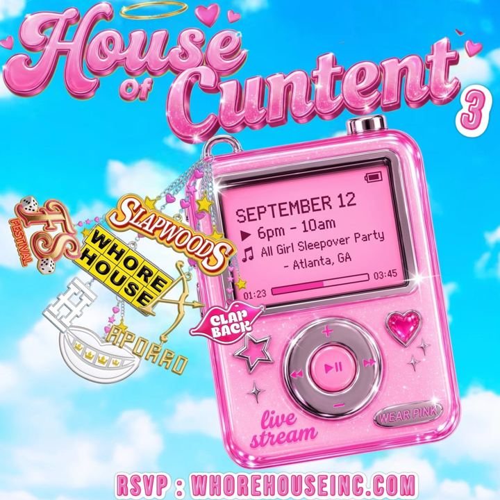 House of Cuntent 3 flyer